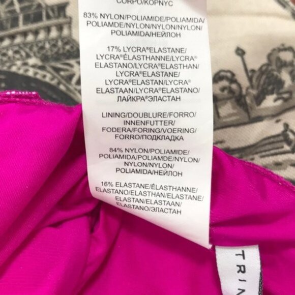 NWOT TRINA TURK Getaway Solid One Piece Swimsuit - Picture 6 of 6